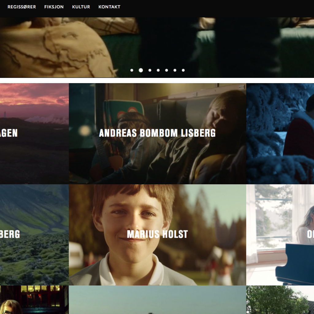 Fantefilm er bygget på WordPress med integrasjon mot Vimeo.